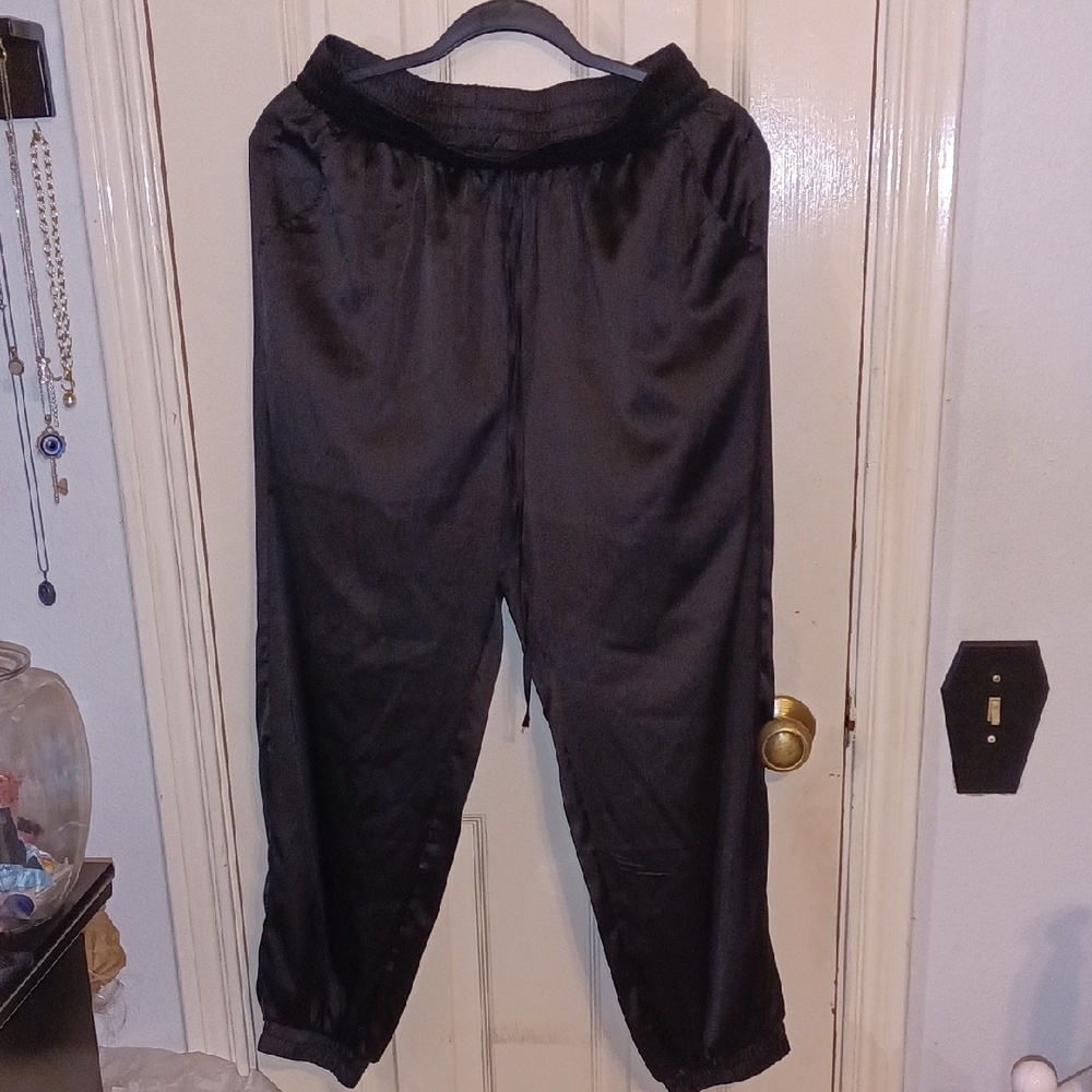 SHEIN Black Track Pants